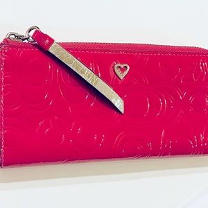 Rare Coach Poppy Hot Pink Wallet (Discontinued)